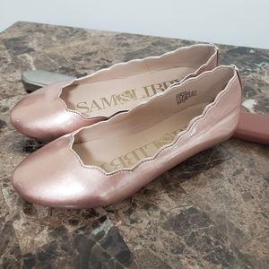 Sam & Libby sz 4 Rose Gold ballet flats